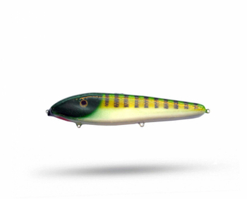 Crane Jerk Jr - Green Perch White Belly